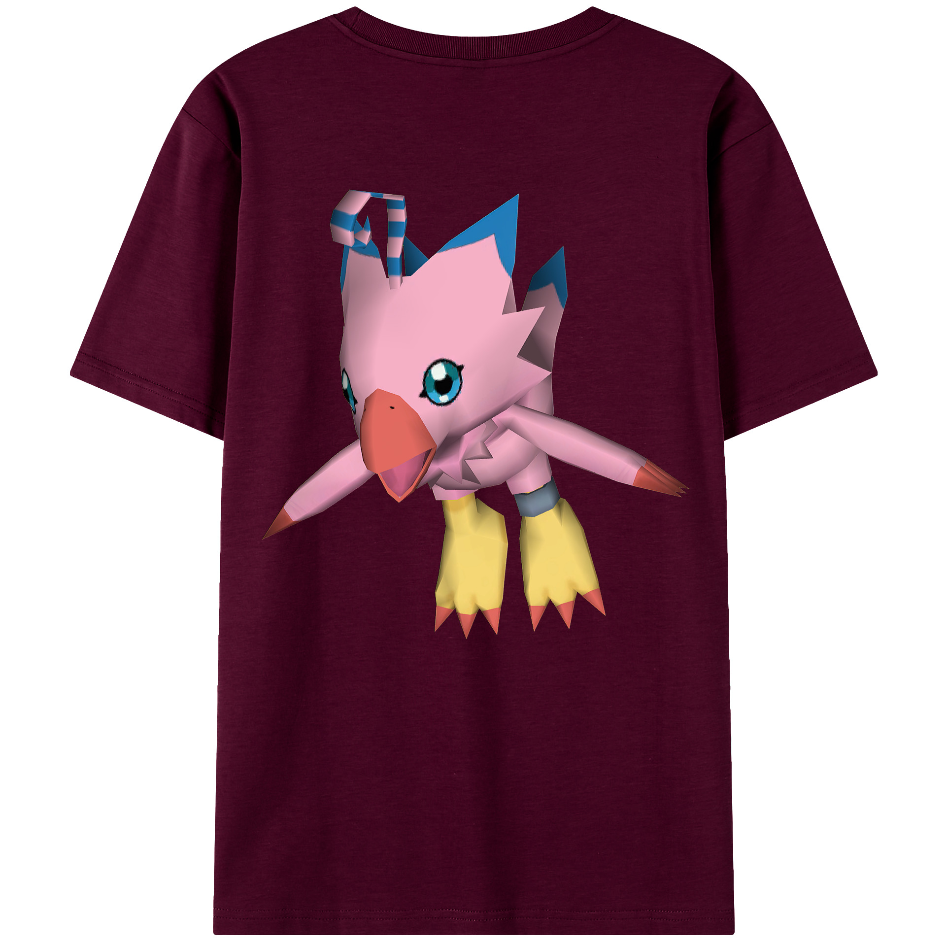 （画像用） Digimon デジタルモンスター/デジモン レディース半袖Tシャツ(バックプリント)